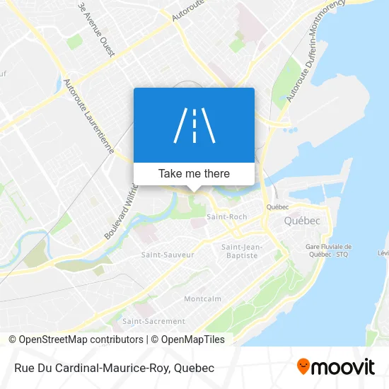 Rue Du Cardinal-Maurice-Roy map