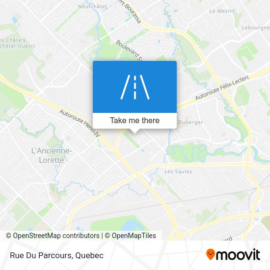 Rue Du Parcours map