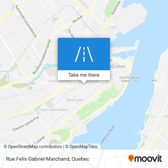 Rue Felix-Gabriel-Marchand map