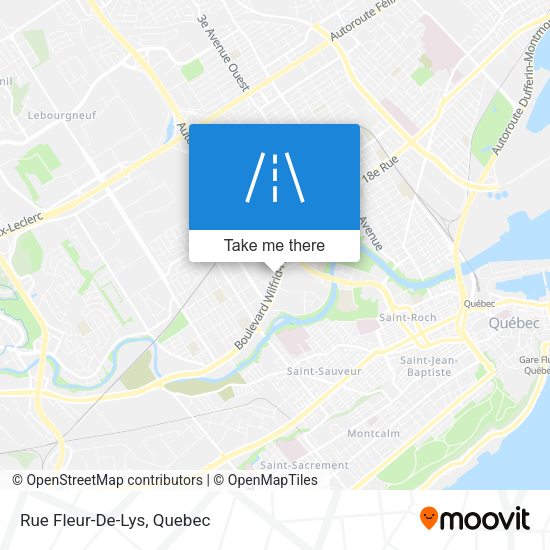 Rue Fleur-De-Lys map