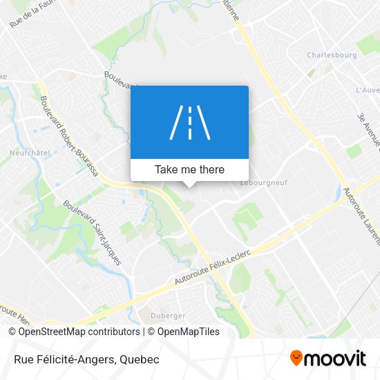 Rue Félicité-Angers map