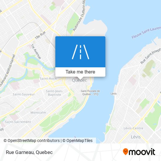 Rue Garneau map