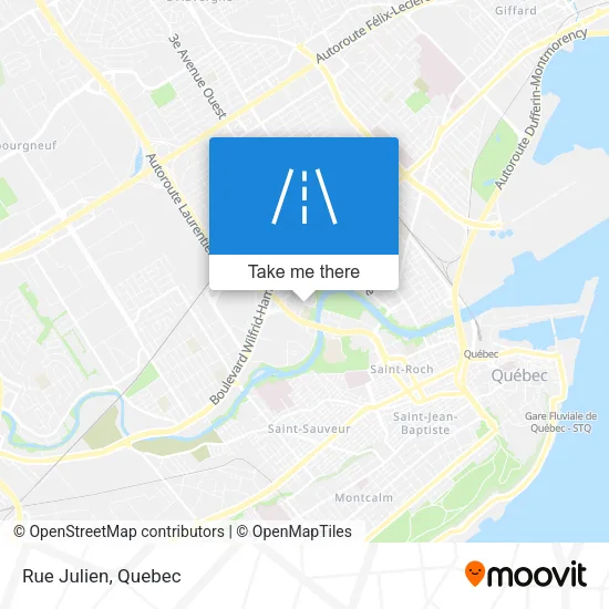 Rue Julien map