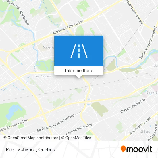 Rue Lachance map