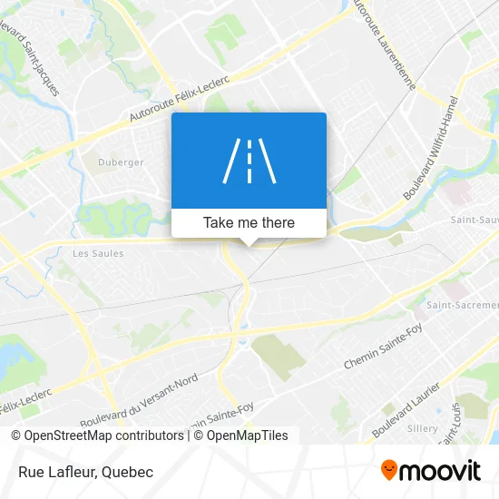 Rue Lafleur map