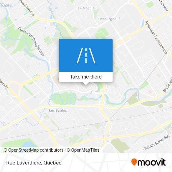 Rue Laverdière map