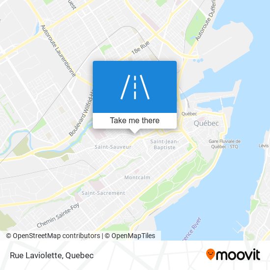 Rue Laviolette map