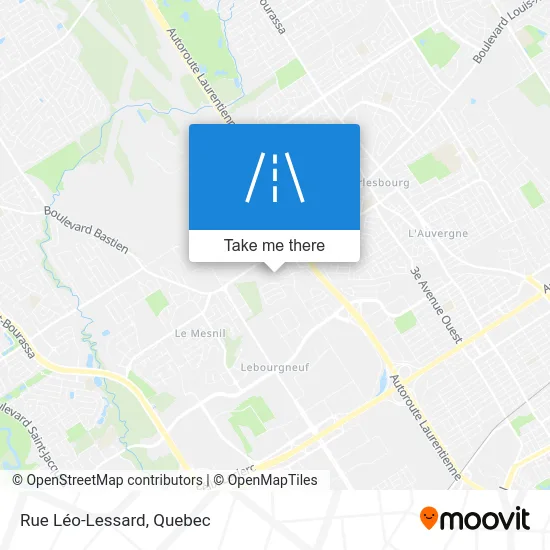 Rue Léo-Lessard map