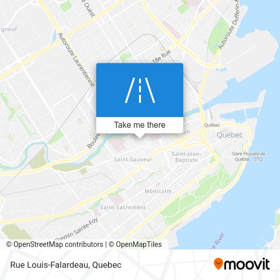 Rue Louis-Falardeau map