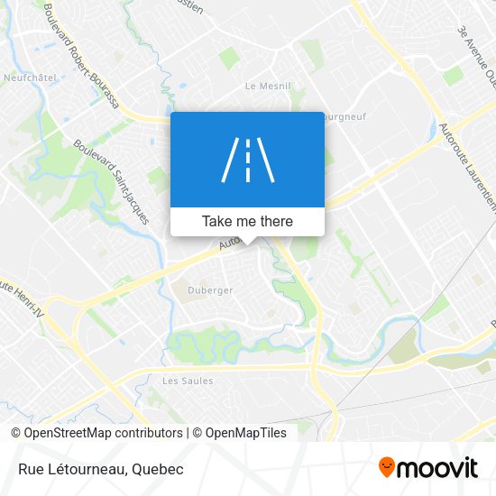 Rue Létourneau map
