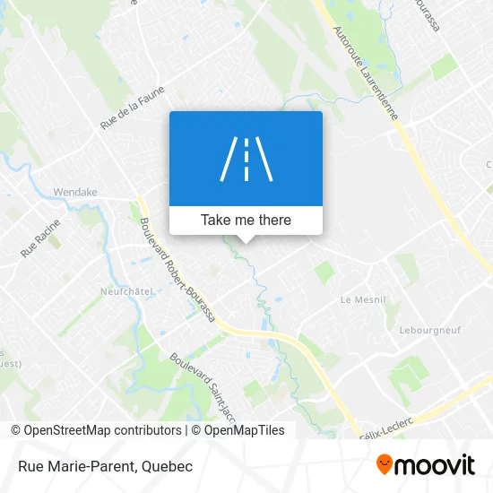 Rue Marie-Parent map