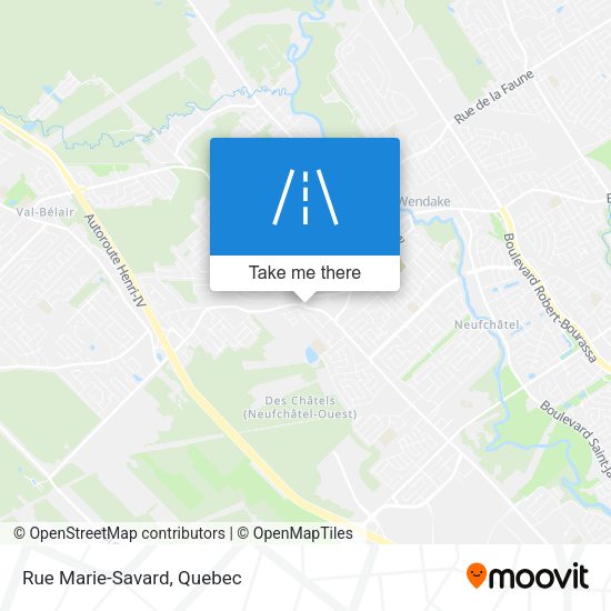 Rue Marie-Savard map