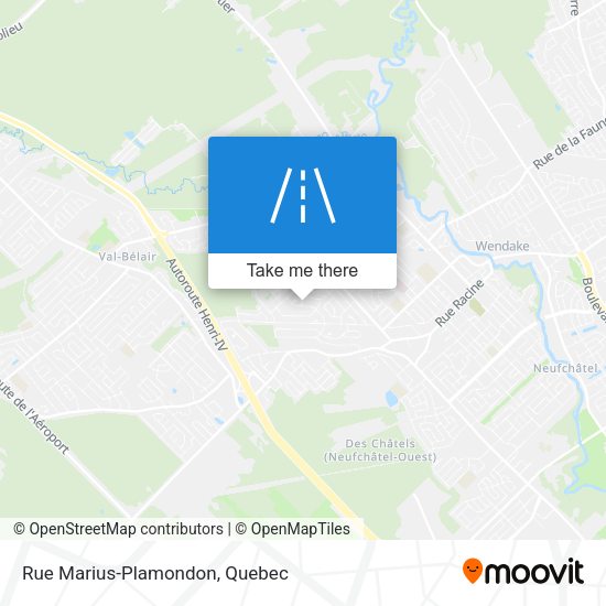 Rue Marius-Plamondon map
