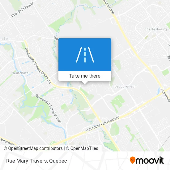 Rue Mary-Travers map