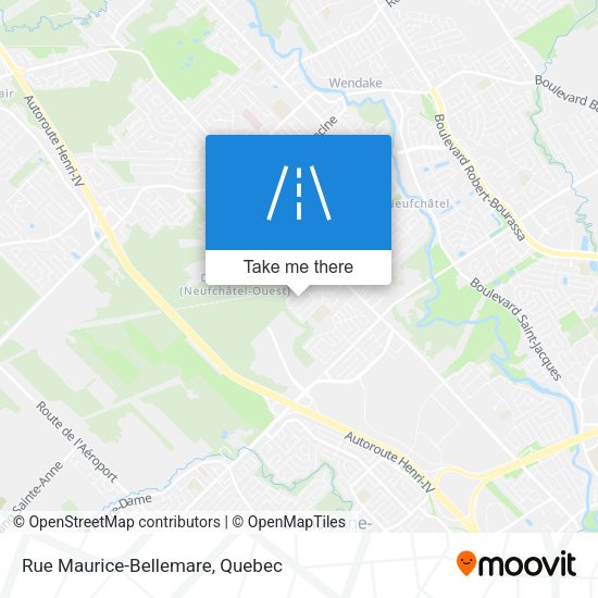 Rue Maurice-Bellemare map