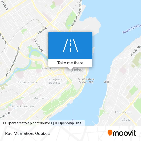 Rue Mcmahon map