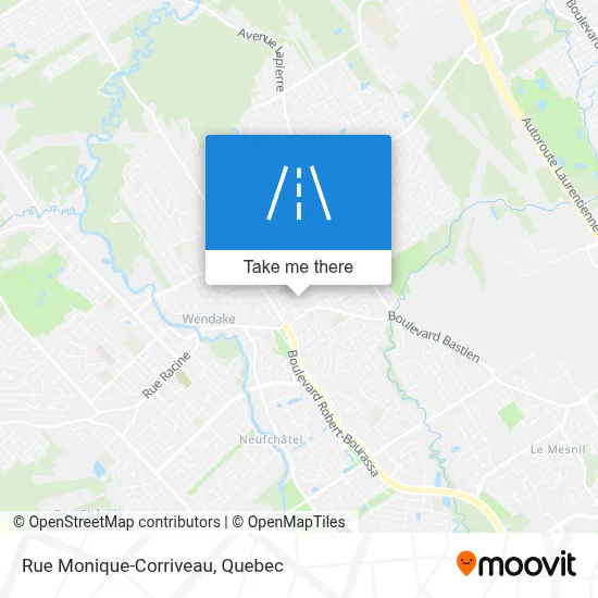 Rue Monique-Corriveau map