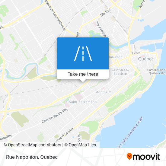 Rue Napoléon map