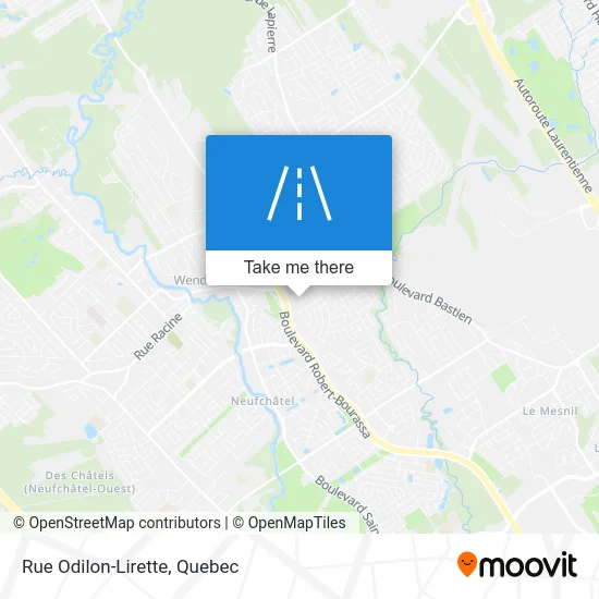 Rue Odilon-Lirette map