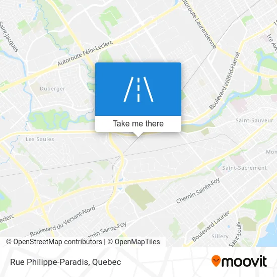 Rue Philippe-Paradis map