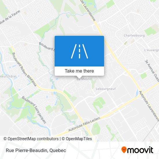 Rue Pierre-Beaudin map