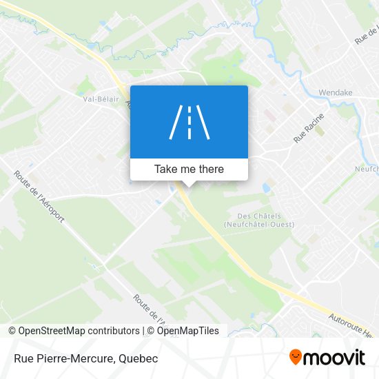 Rue Pierre-Mercure map