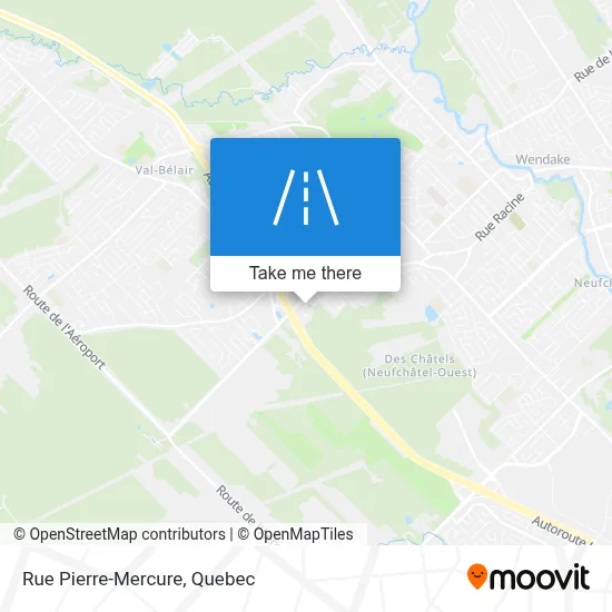 Rue Pierre-Mercure map