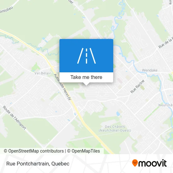 Rue Pontchartrain map