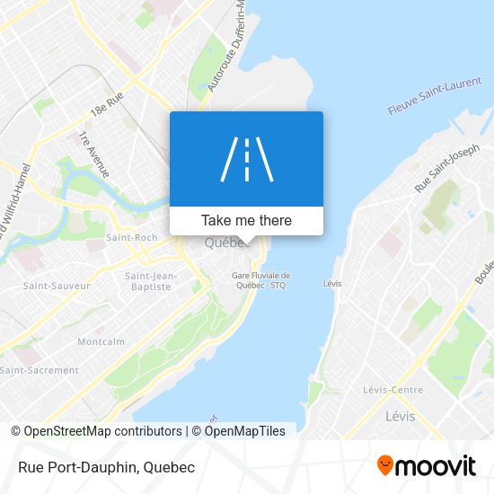 Rue Port-Dauphin map
