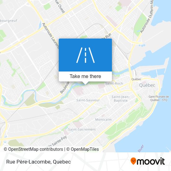 Rue Père-Lacombe map