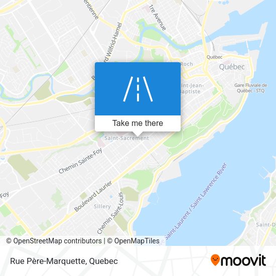 Rue Père-Marquette map