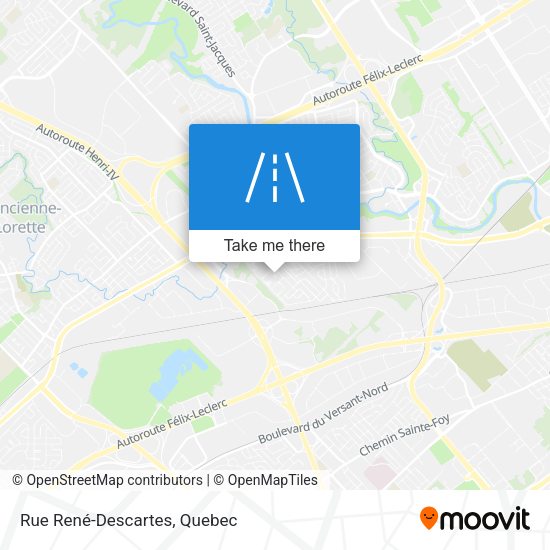 Rue René-Descartes map