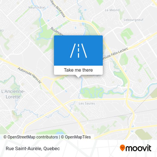 Rue Saint-Aurèle map