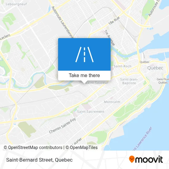 Rue Saint-Bernard map