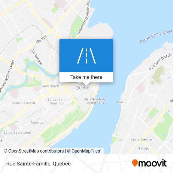Rue Sainte-Famille map