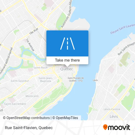 Rue Saint-Flavien map