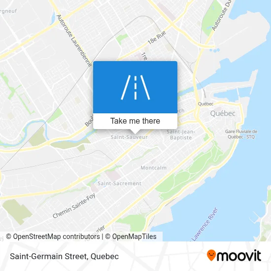 Rue Saint-Germain map