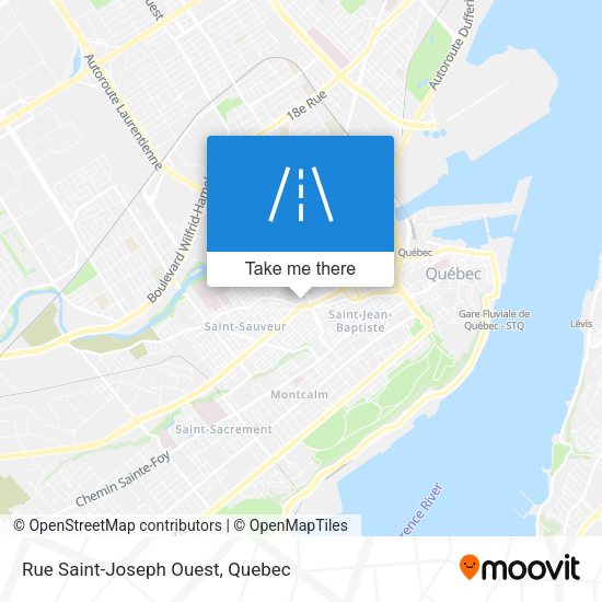 Rue Saint-Joseph Ouest map