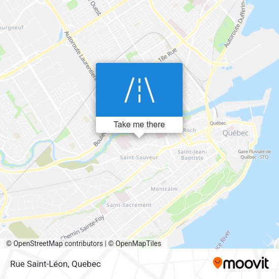Rue Saint-Léon map