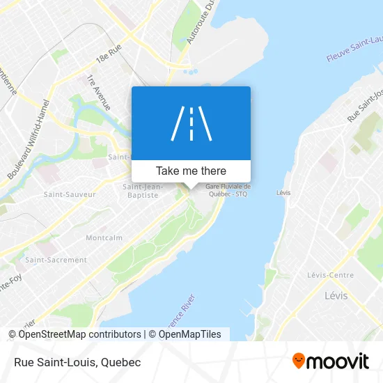 Rue Saint-Louis map