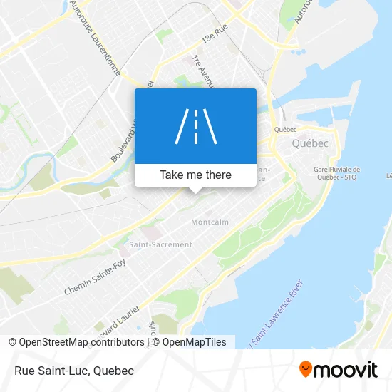 Rue Saint-Luc map