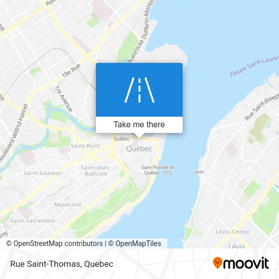 Rue Saint-Thomas map