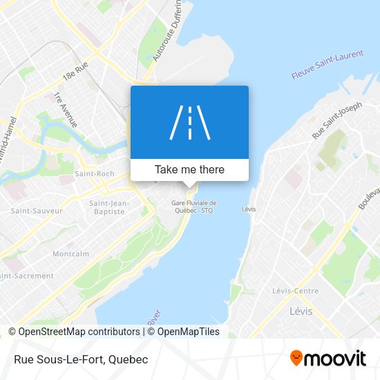Rue Sous-Le-Fort map