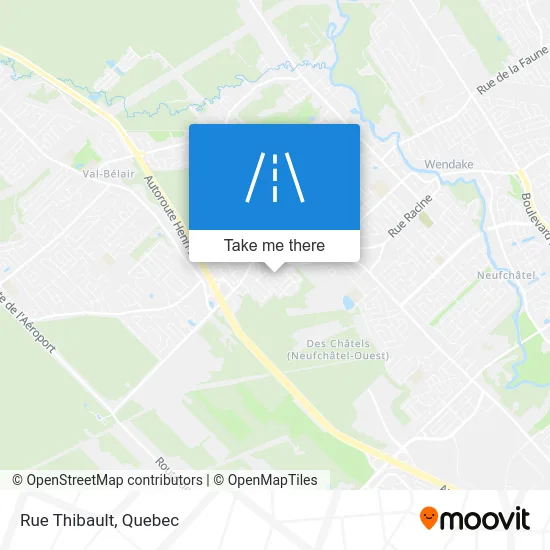 Rue Thibault map