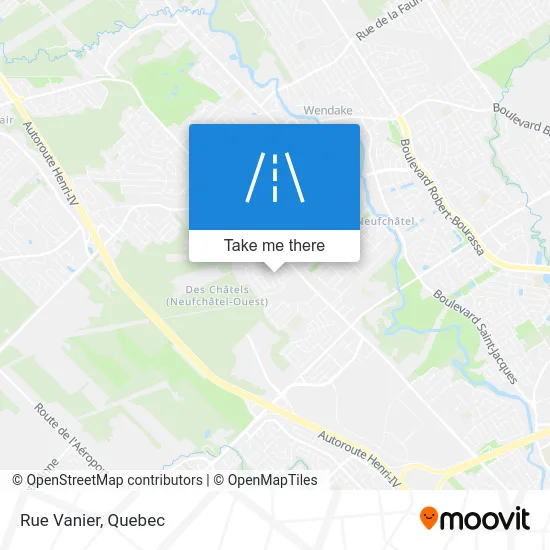 Rue Vanier map