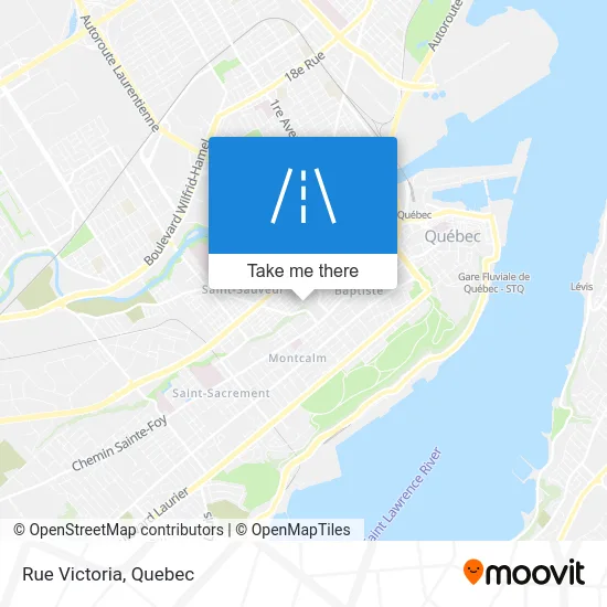 Rue Victoria map