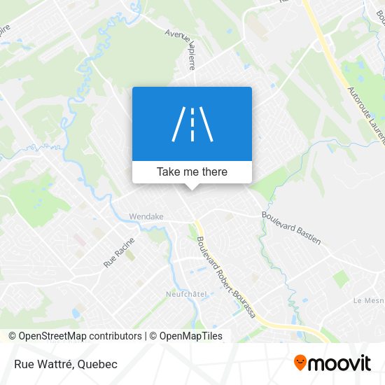 Rue Wattré map
