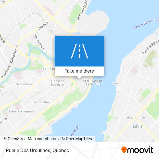 Ruelle Des Ursulines map
