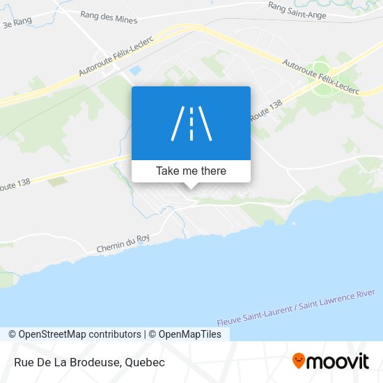 Rue De La Brodeuse map