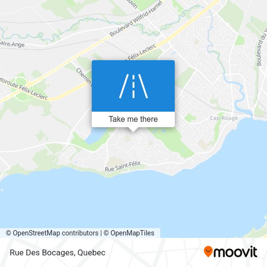 Rue Des Bocages map